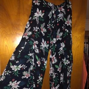 Floral Flowy pants